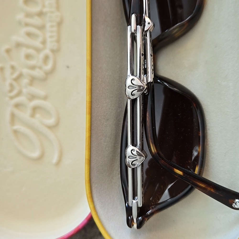 Brighton Tortoise Shell Sunglasses with Vibrant Case - Picture 5 of 5